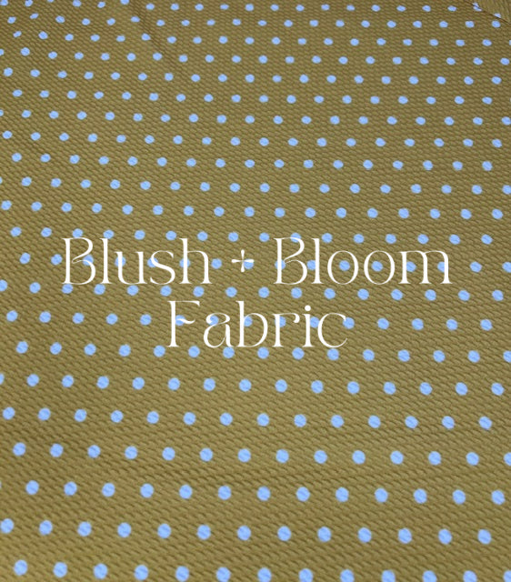 Cate & Rainn Charlotte Polka Dot Yellow Bullet Fabric