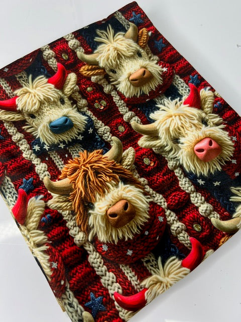 USA Highland Cows, DBP Highland Cow Fabric