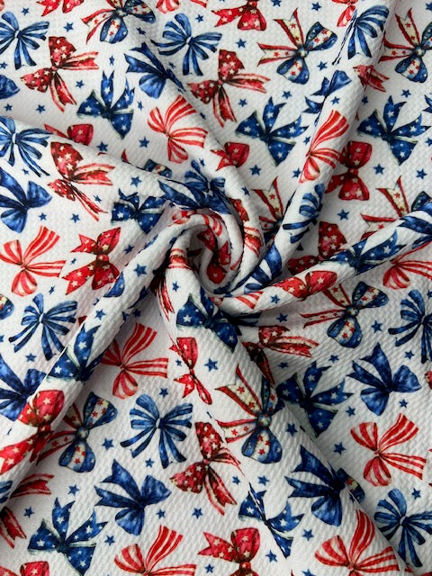 USA Coquette Bullet Fabric, Soft Textured Stretchy Bullet Fabrics