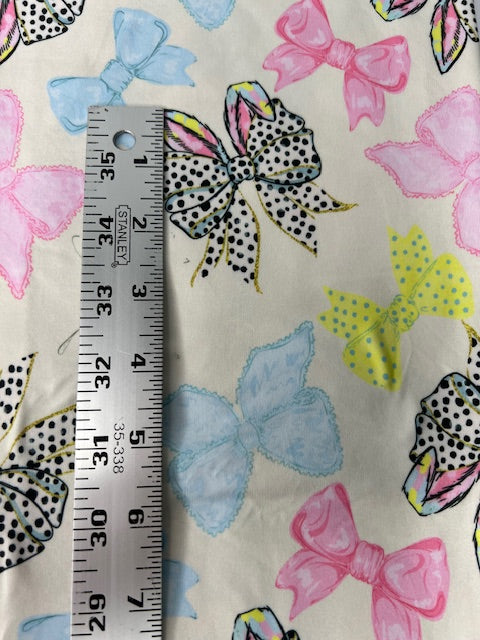 Bunny Ears Easter DBP Fabric, Super Soft Stretchy DBP Fabrics
