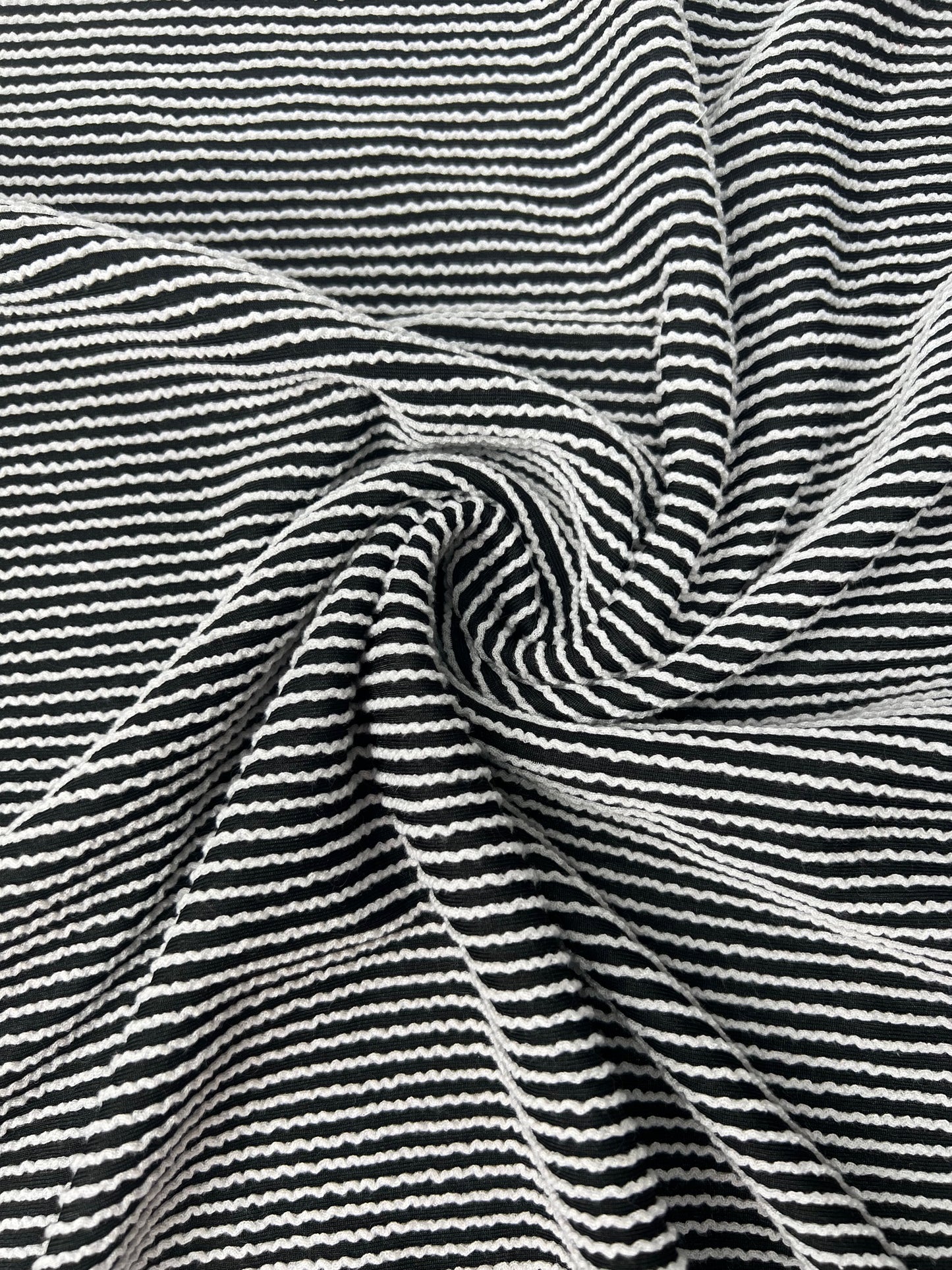 Urban Rib Two Toned Black, Urban Rib Fabric