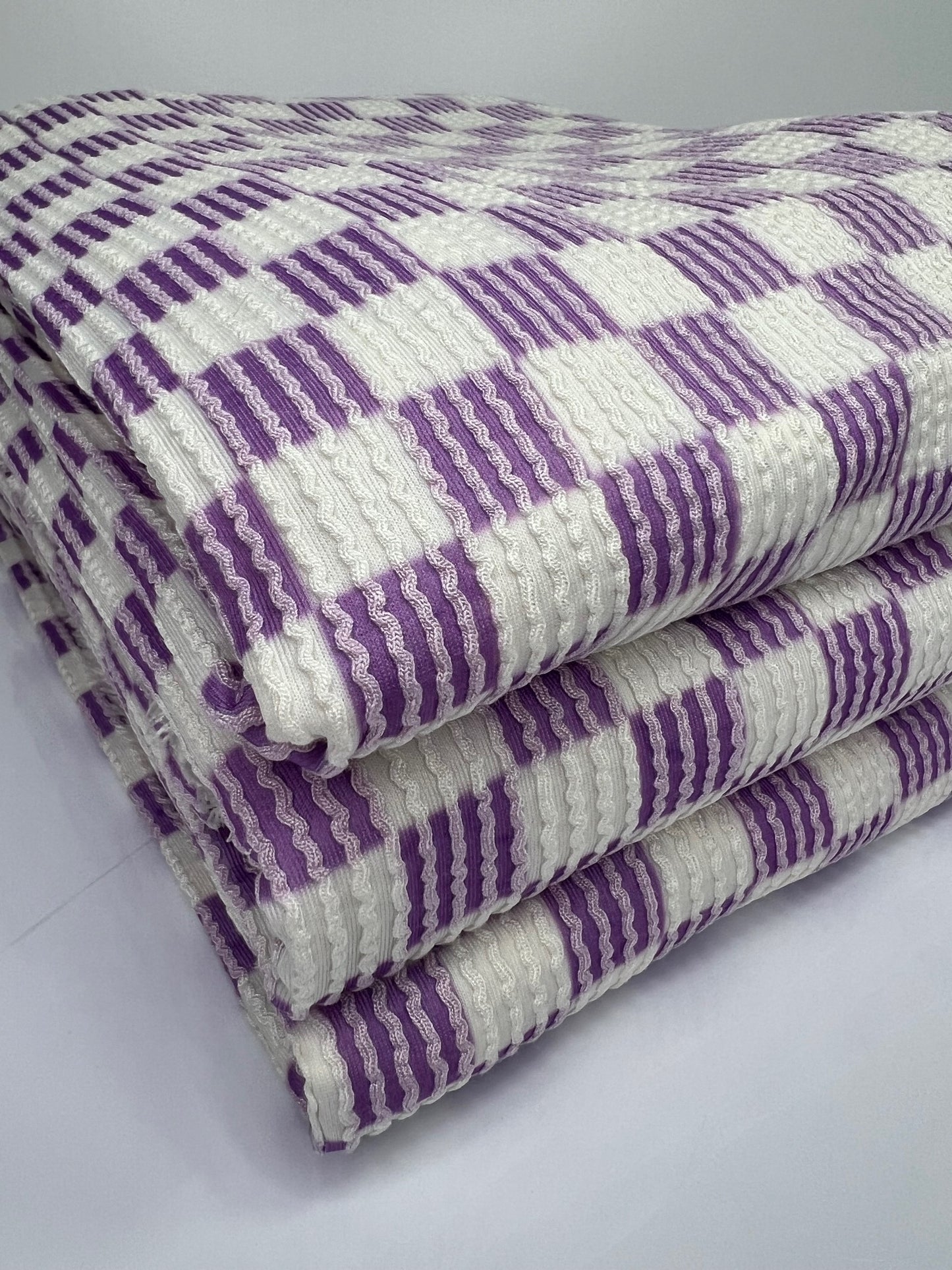 Urban Rib Lavender Check, Urban Rib Fabric