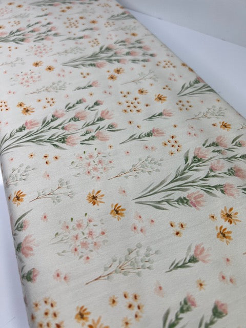 Desert Shine Floral 100% Cotton, Cate & Rainn Desert Shine Cotton Fabric, Quilting Cotton