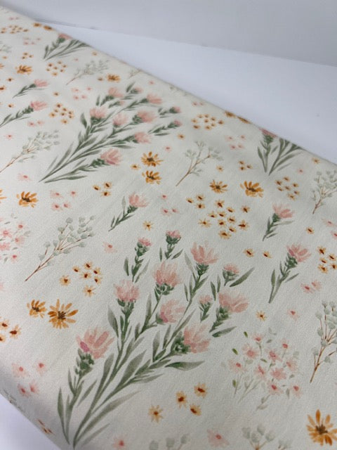Desert Shine Floral 100% Cotton, Cate & Rainn Desert Shine Cotton Fabric, Quilting Cotton