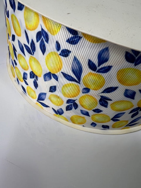 3" Lemon Citrus Ribbon: Bring the Sunshine In! ☀️