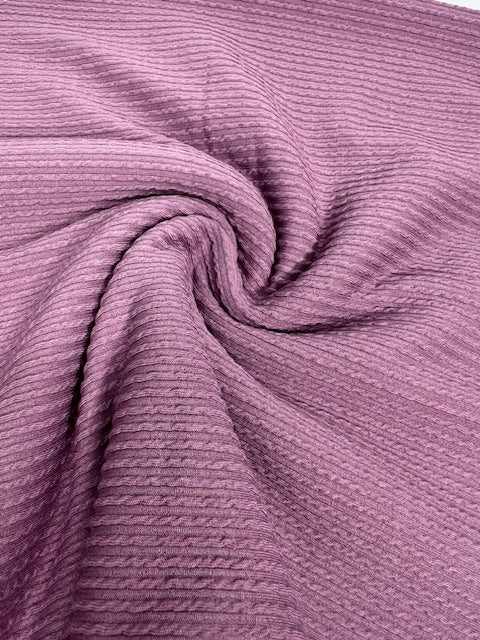 Vintage Purple Cozy Rib Knit, Rib Knit Medium-Heavy Weight