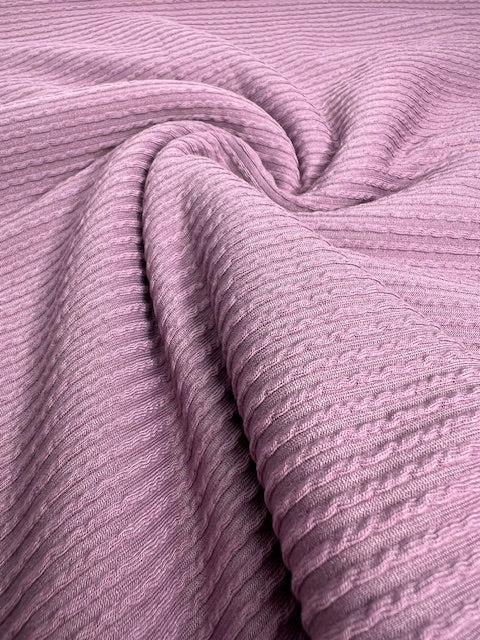 Vintage Purple Cozy Rib Knit, Rib Knit Medium-Heavy Weight