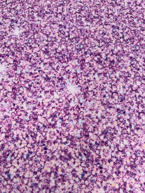 Lavender Faux Glitter DBP Fabric