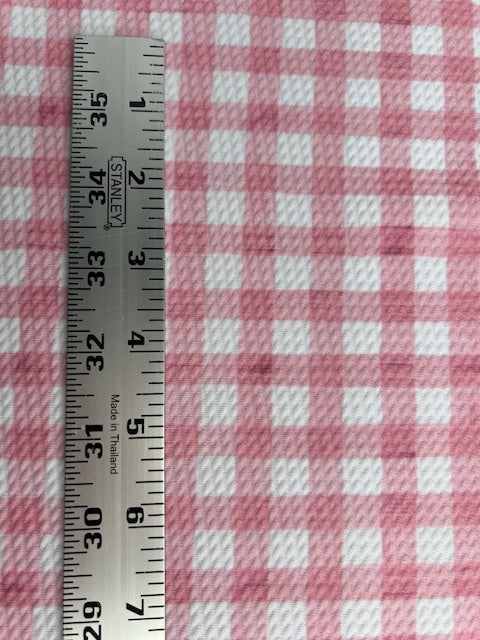 Cate and Rainn Claire Bright Jewel Toned Gingham Mauve Bullet Fabric
