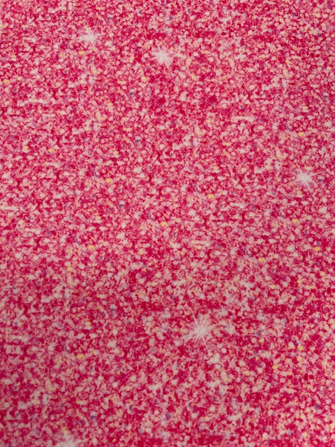 Pink Faux Glitter Bullet Fabric