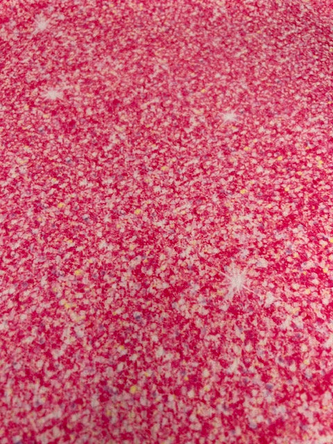 Pink Faux Glitter Bullet Fabric