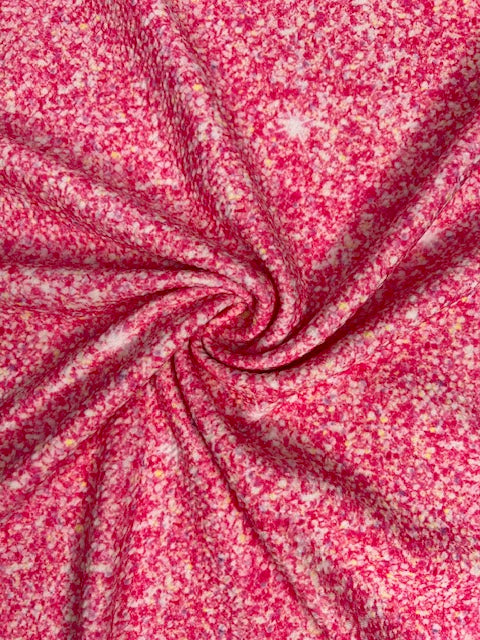 Pink Faux Glitter Bullet Fabric