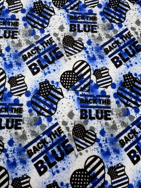 Back the Blue Fabric, Back the Blue Bullet Fabric
