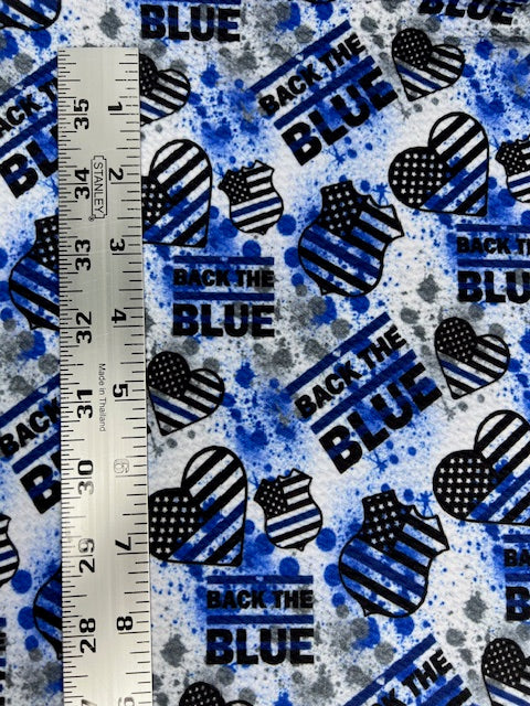 Back the Blue Fabric, Back the Blue Bullet Fabric