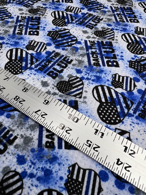Back the Blue Fabric, Back the Blue Bullet Fabric