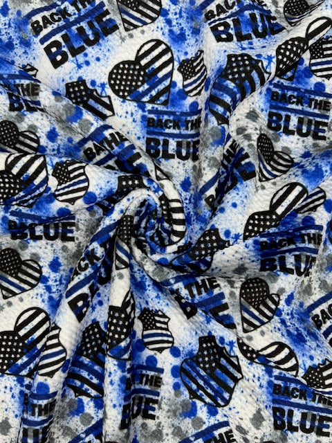 Back the Blue Fabric, Back the Blue Bullet Fabric