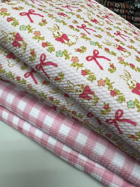 Preppy Bunny Bullet Fabric