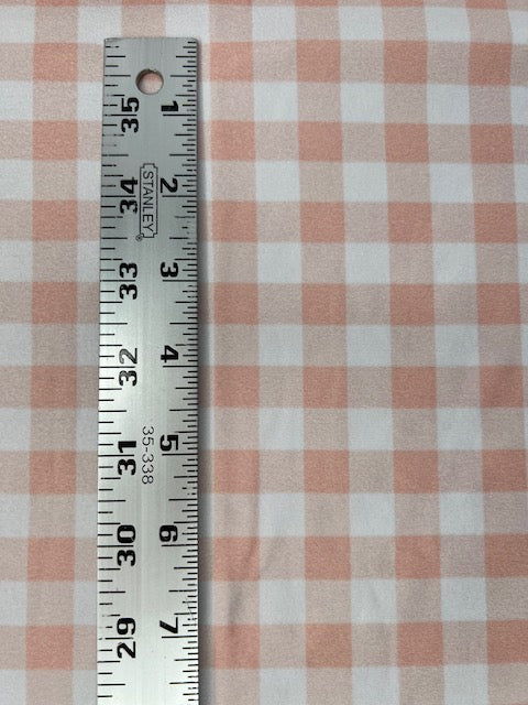 Cate & Rainn Charlotte Gingham Pink DBP Fabric