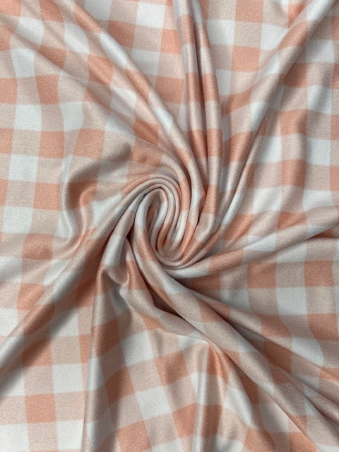 Cate & Rainn Charlotte Gingham Pink DBP Fabric