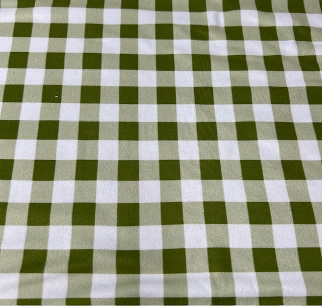 Cate & Rainn Charlotte Gingham Green DBP Fabric
