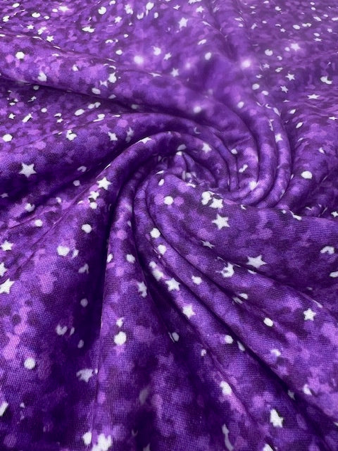 Purple Faux Glitter DBP Fabric