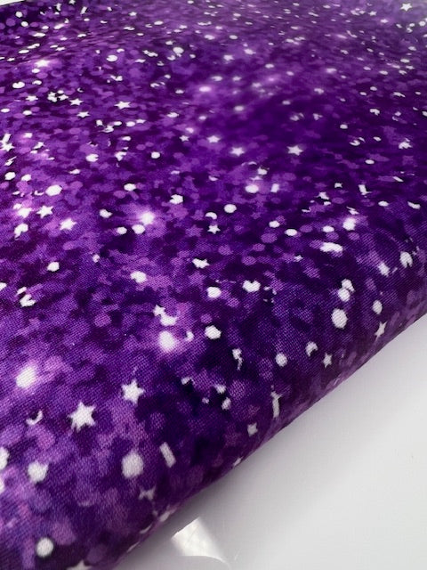 Purple Faux Glitter DBP Fabric