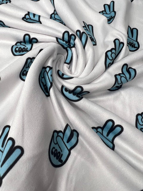 Retro Patterns, Peace DBP Fabric, Retro Boy Fabrics