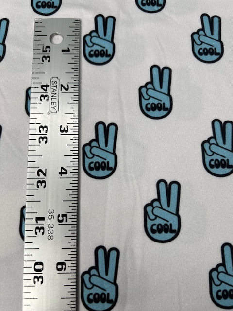 Retro Patterns, Peace DBP Fabric, Retro Boy Fabrics