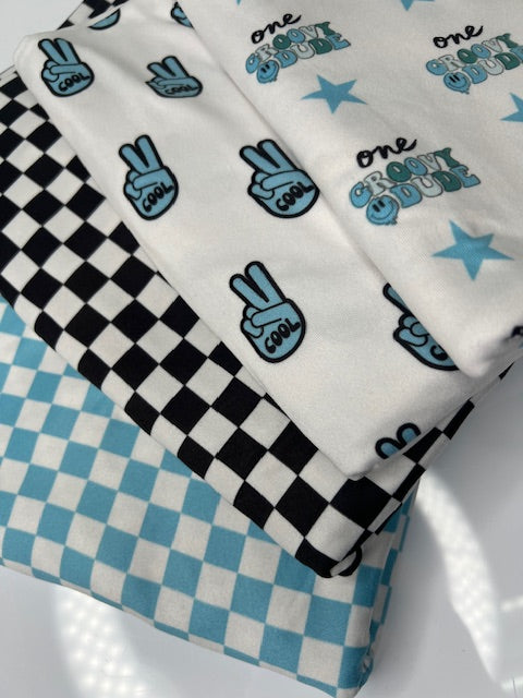 Retro Patterns, Peace DBP Fabric, Retro Boy Fabrics
