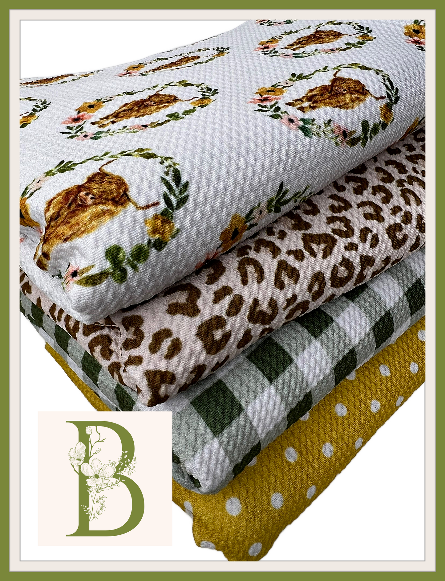 Vanilla Leopard Bullet Fabric