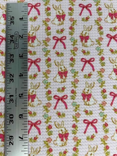 Preppy Bunny Bullet Fabric