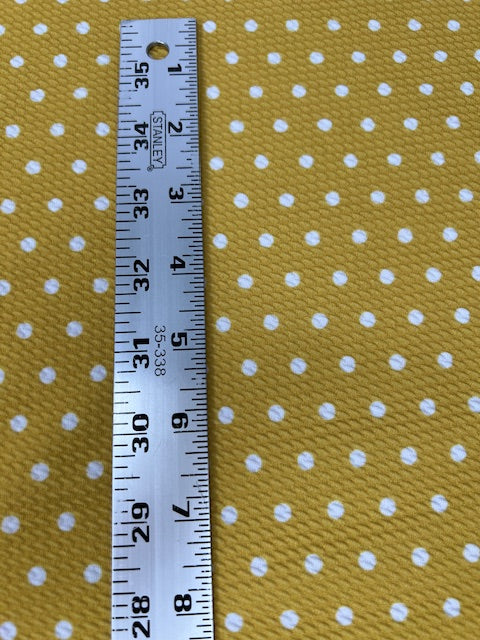 Cate & Rainn Charlotte Polka Dot Yellow Bullet Fabric
