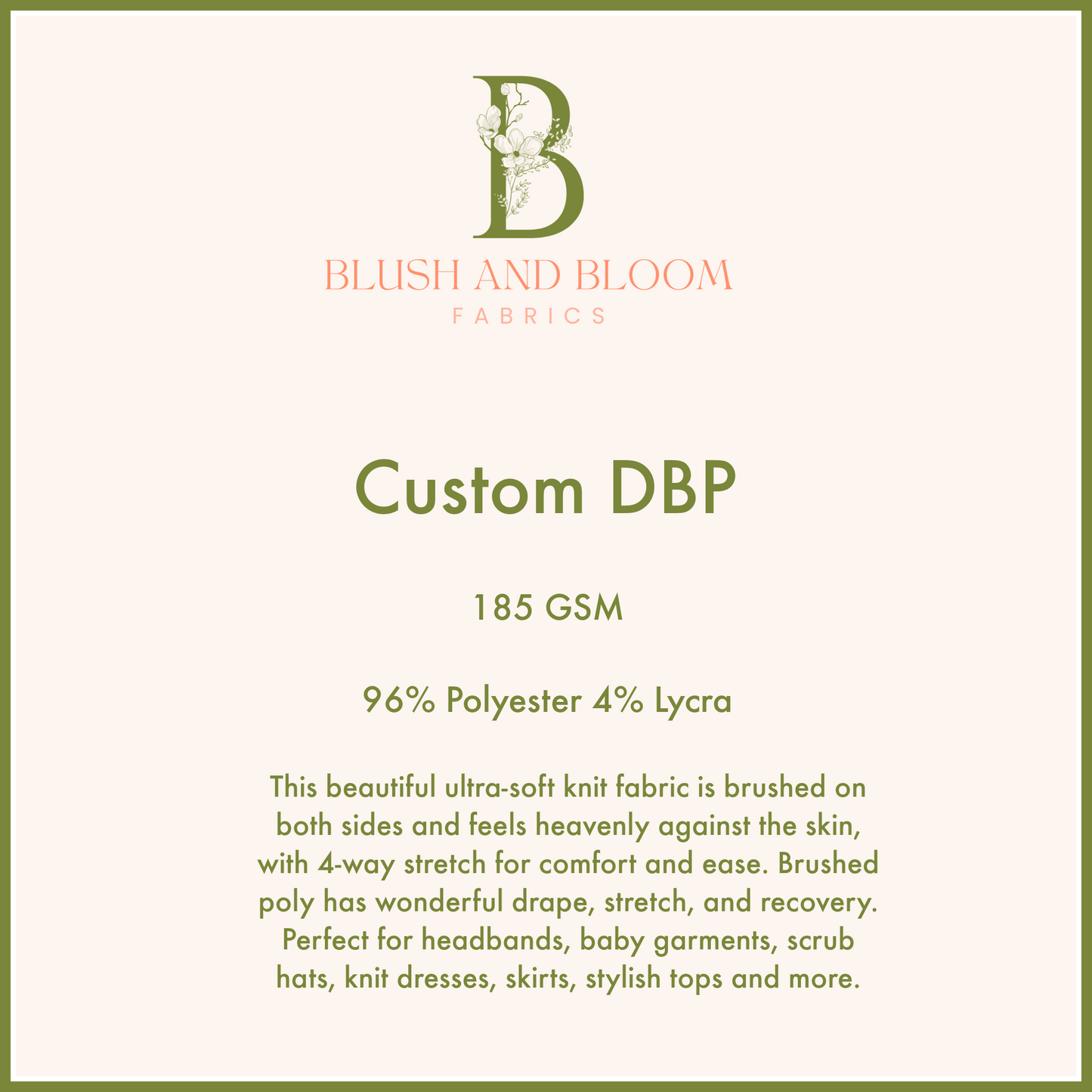 Wholesale DBP 185, Large Production Fabric Printing, Custom Fabric Bulk Pricing 50+ Yards