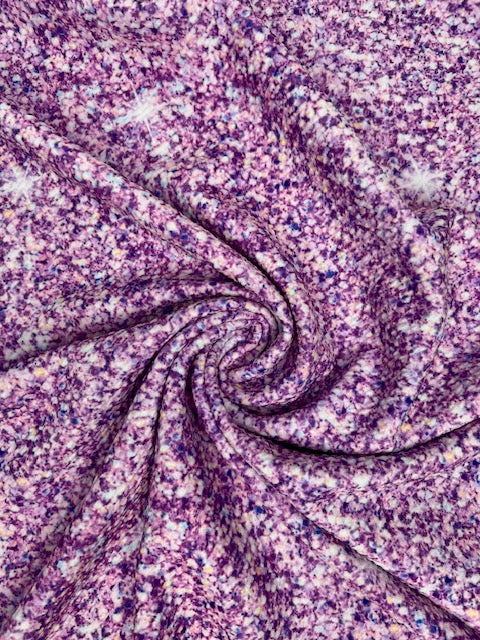 Lavender Faux Glitter Bullet Fabric