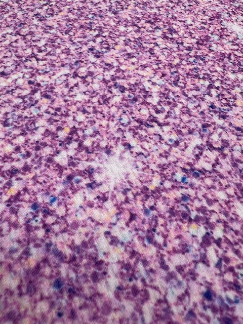 Lavender Faux Glitter Bullet Fabric