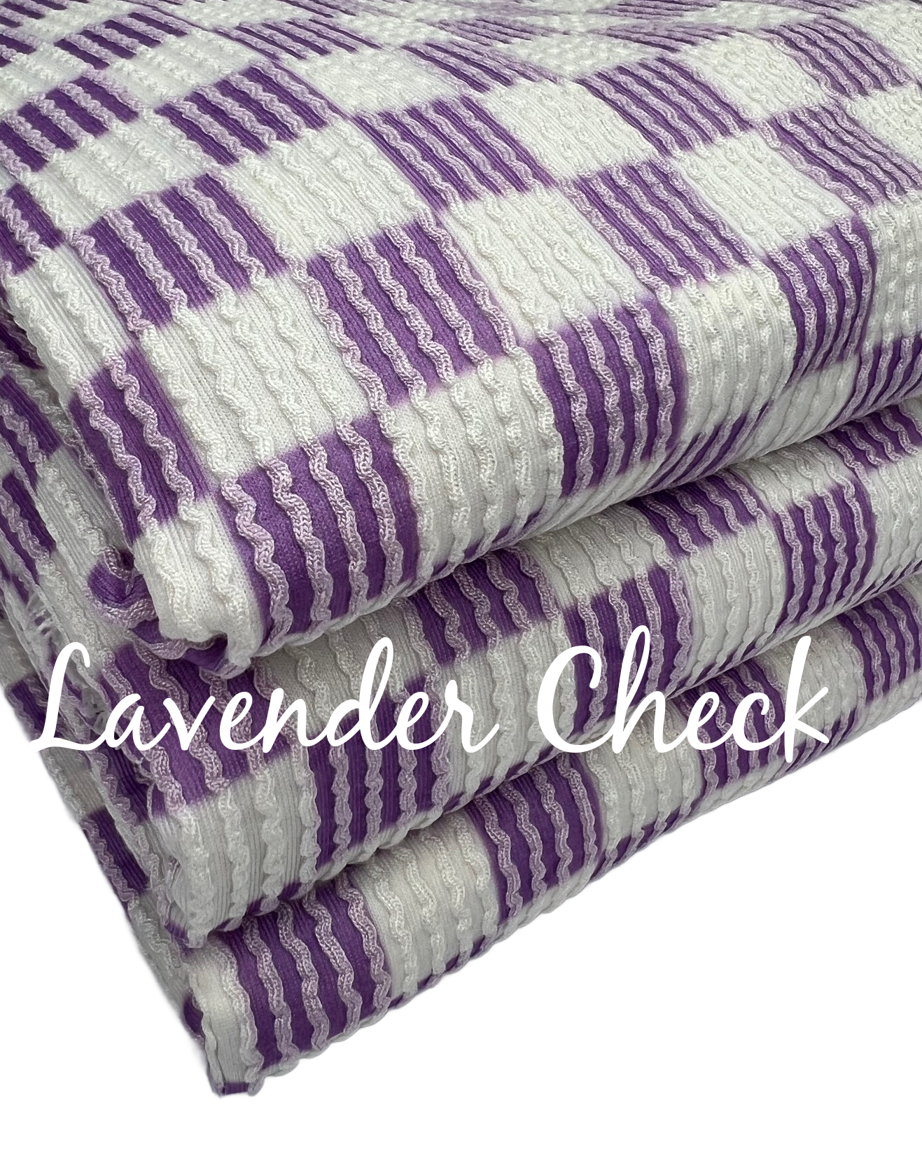 Urban Rib Lavender Check, Urban Rib Fabric