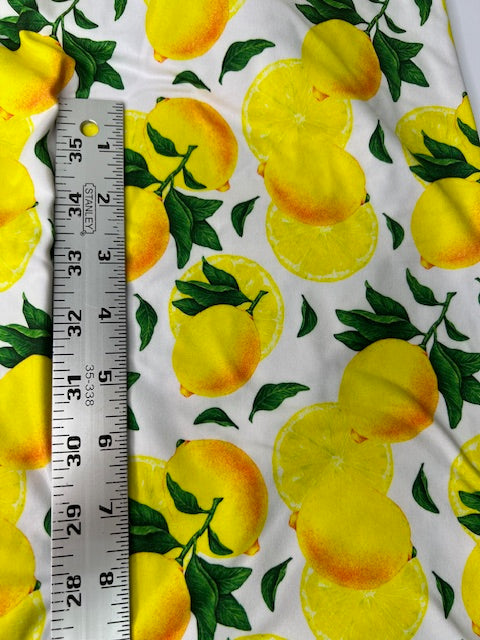 Lemon Babe DBP Fabric, Super Soft Stretchy DBP Fabrics