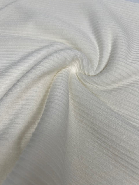 Off White Creamy Cozy Rib Knit, Rib Knit Medium-Heavy Weight