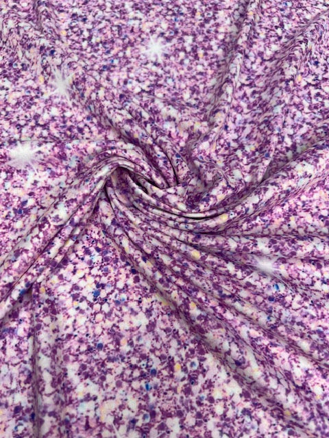 Lavender Faux Glitter DBP Fabric
