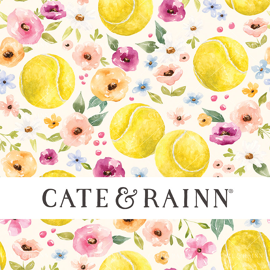 Cate & Rainn Melody Tennis Floral Cream
