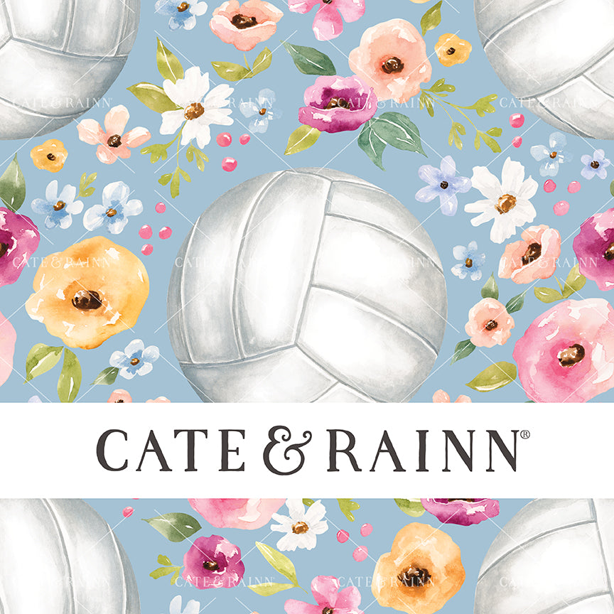 Cate & Rainn Melody Volleyball Floral Blue